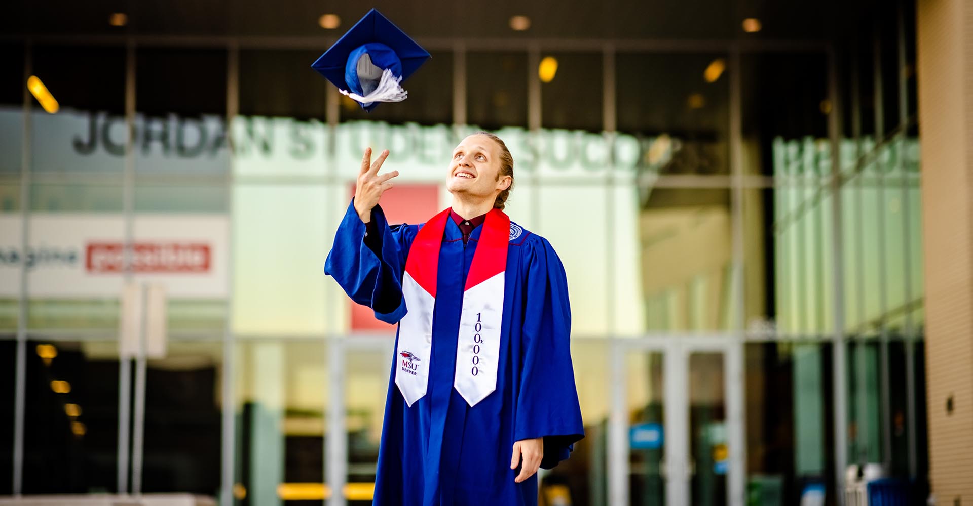 Photo of Branden Ingersoll with cap and gown