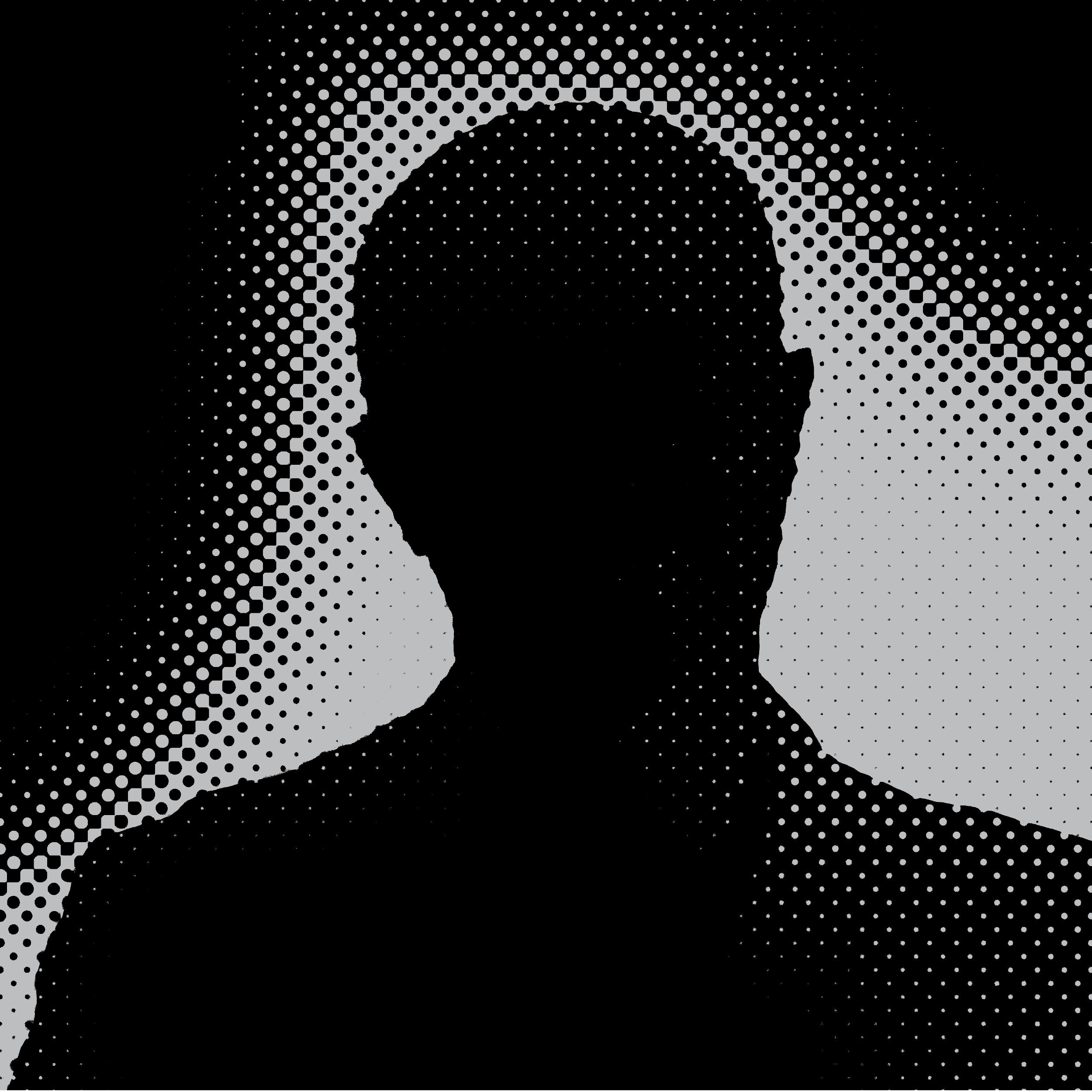 black and white placeholder image of headshot