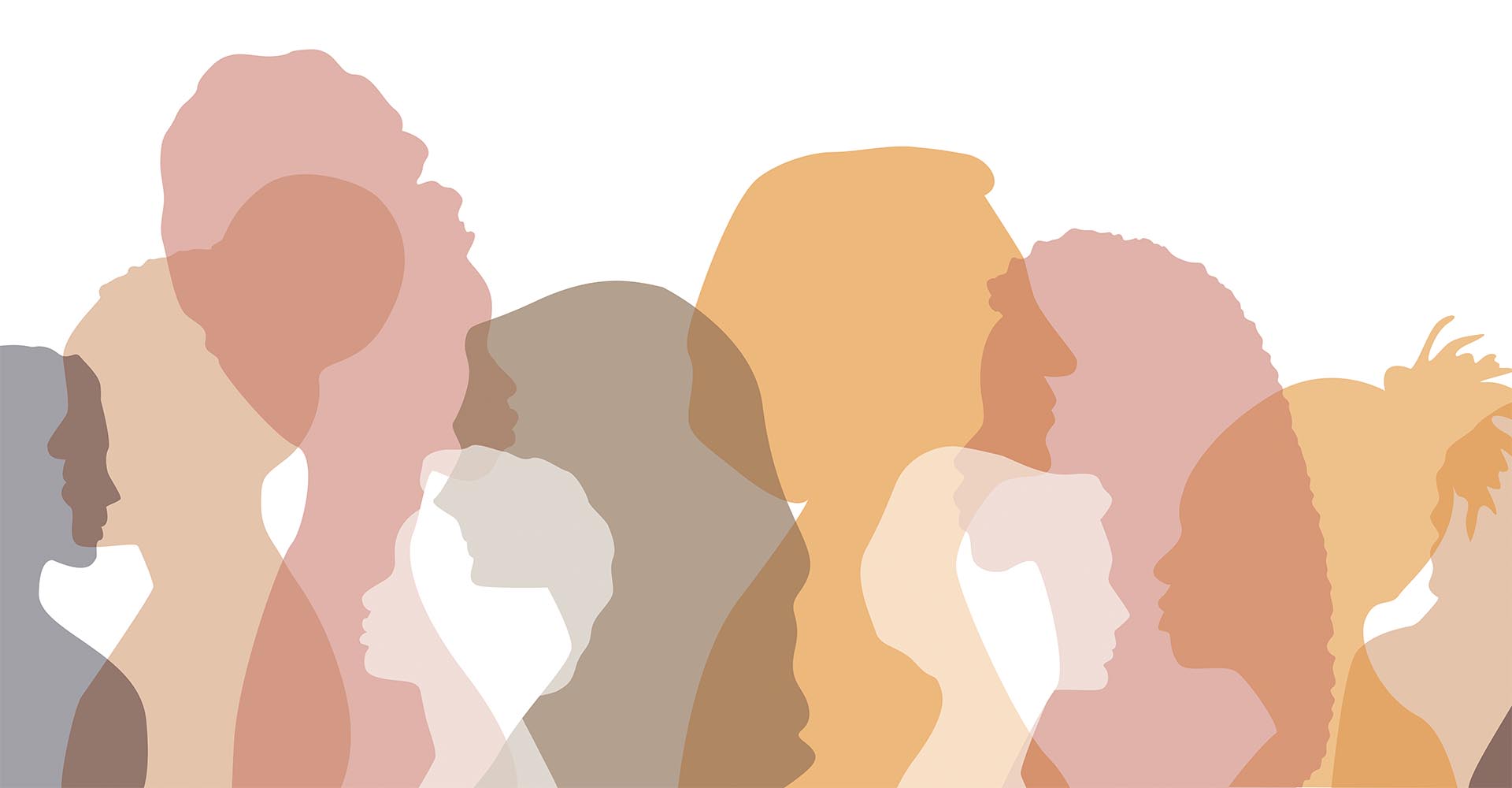 Illustration of women's silhouettes