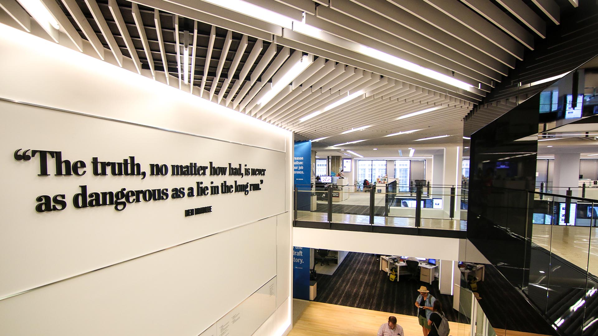 Inside the Washington Post building