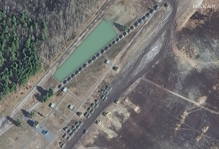 Ukraine satellite photo