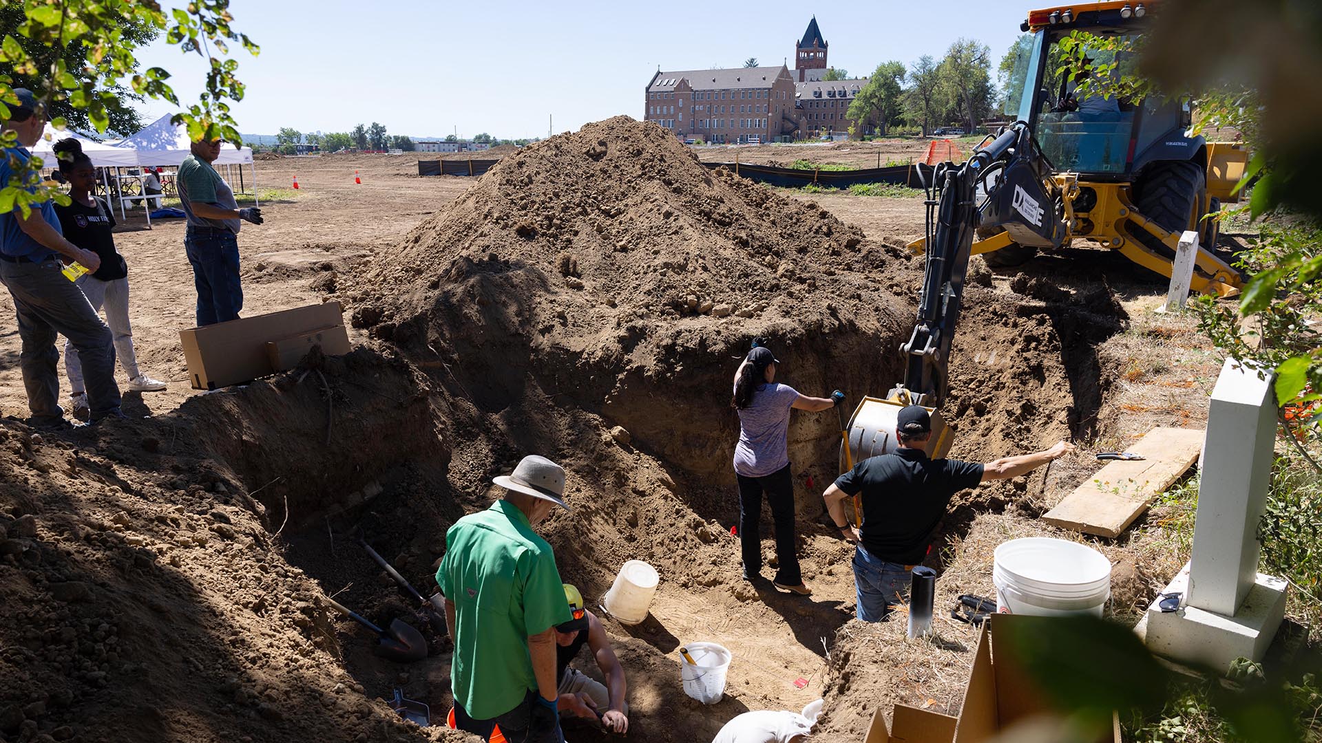 Exhumation at Loretto Heights