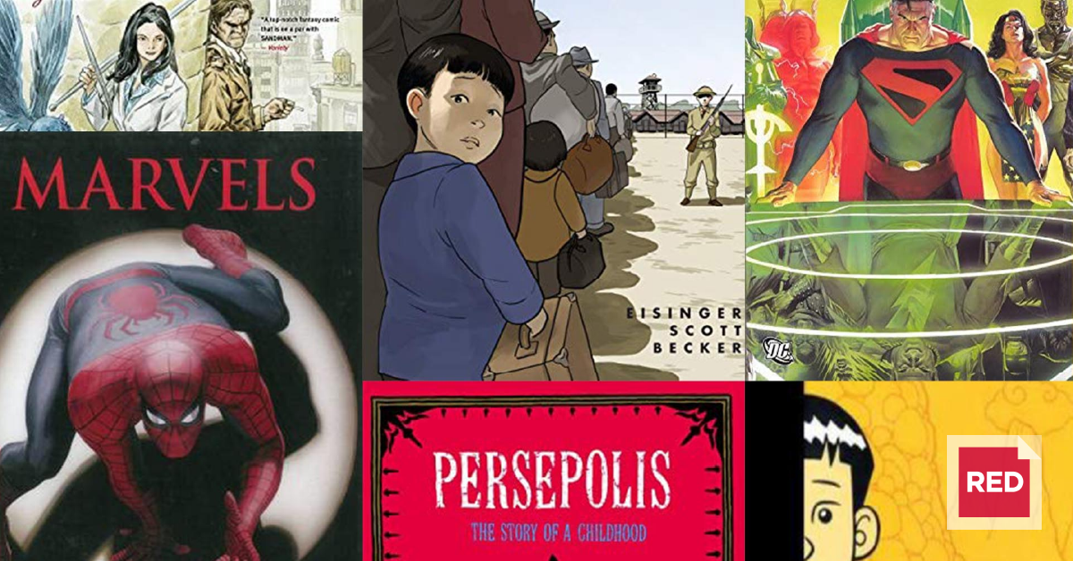 9 graphic novels for beginners MSU Denver RED