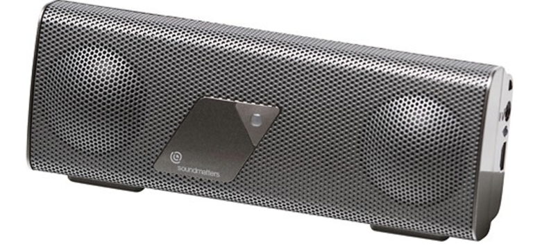 Soundmatters foxL Bluetooth speaker.