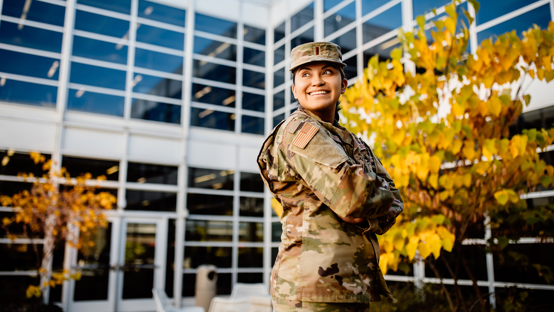 Air Force lieutenant works toward her master’s while stationed overseas