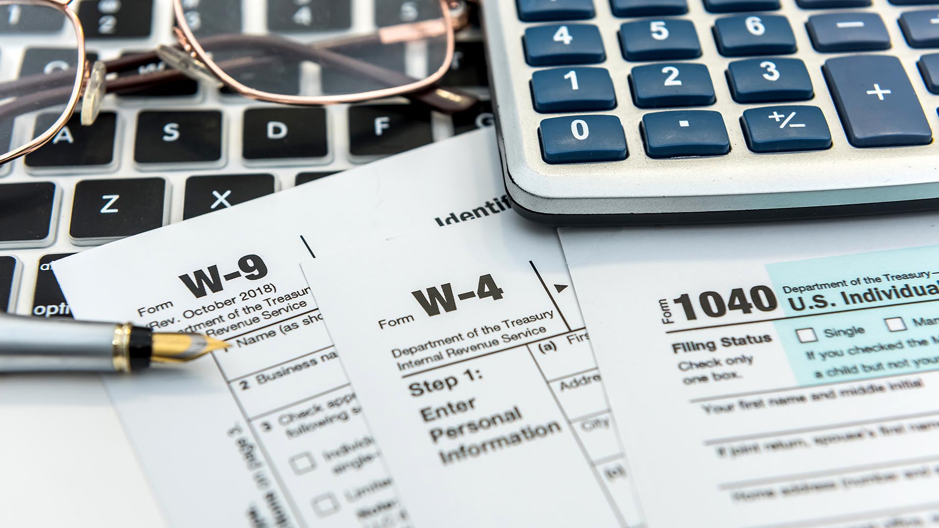 Tax forms and calculator