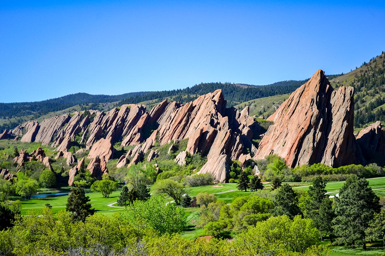 Rock formations at Roxborough State Park
