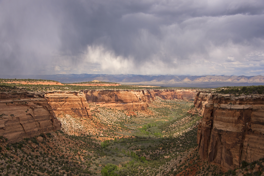 Storm Clouds Over Grand Junction Colorado National Monument