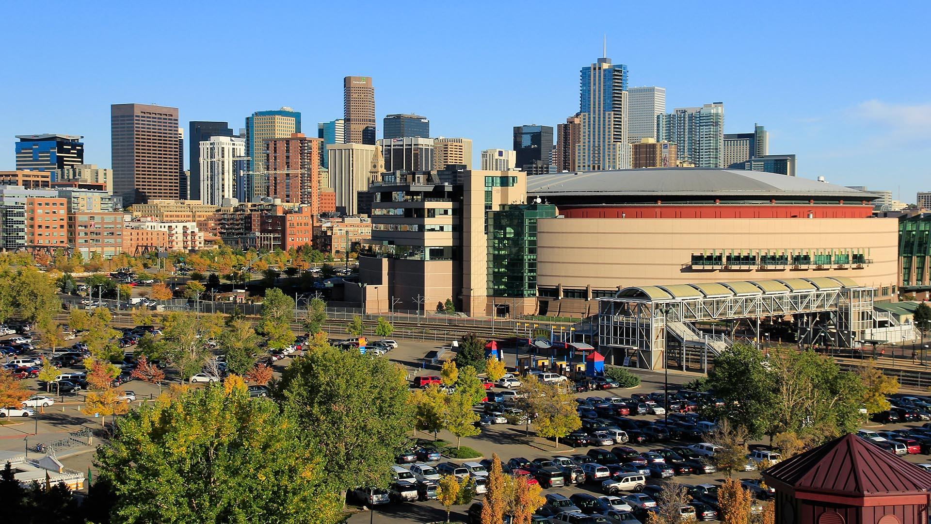 Skyline of Denver.