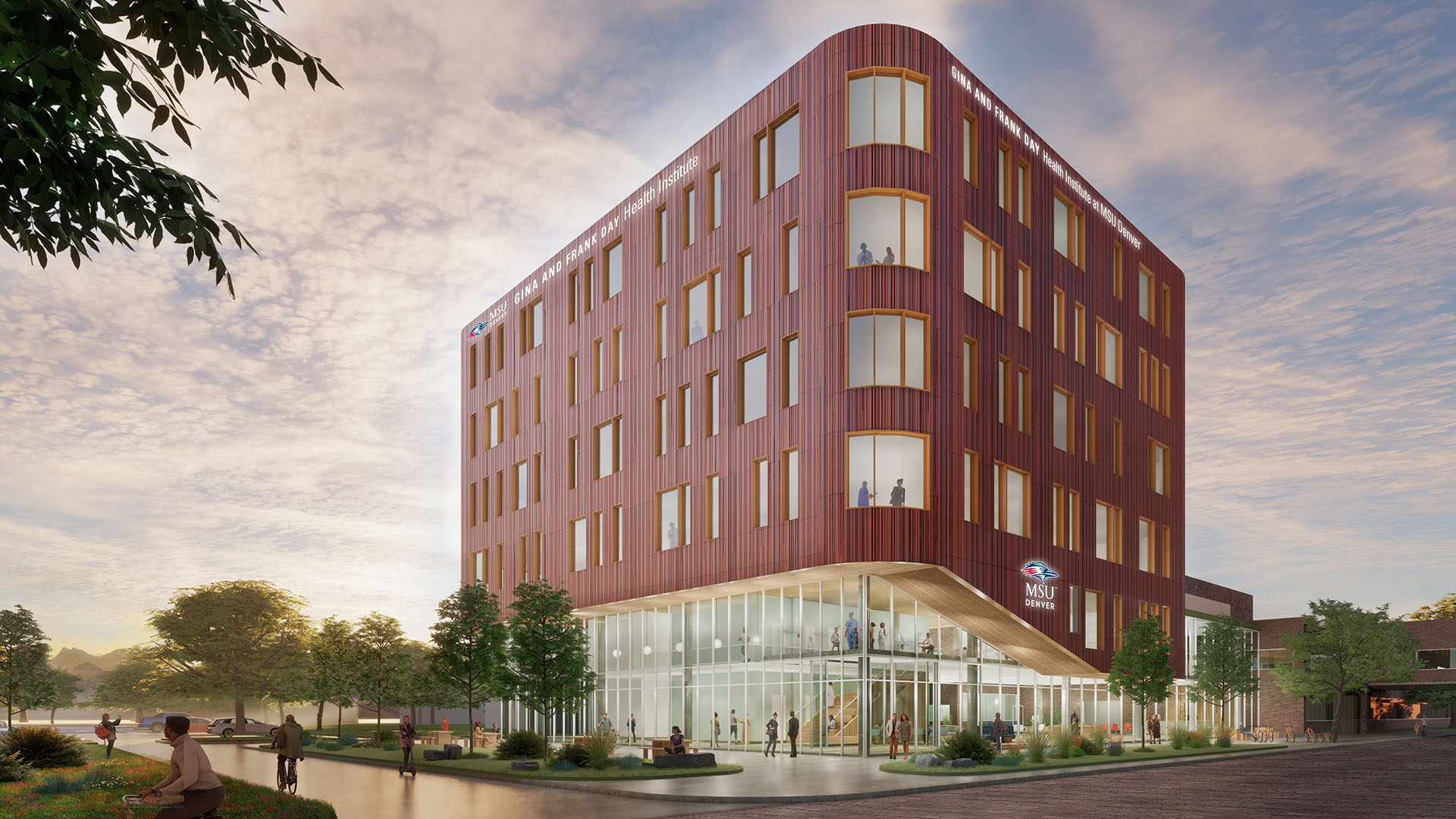 A rendering of the Gina and Frank Day Health Institute.