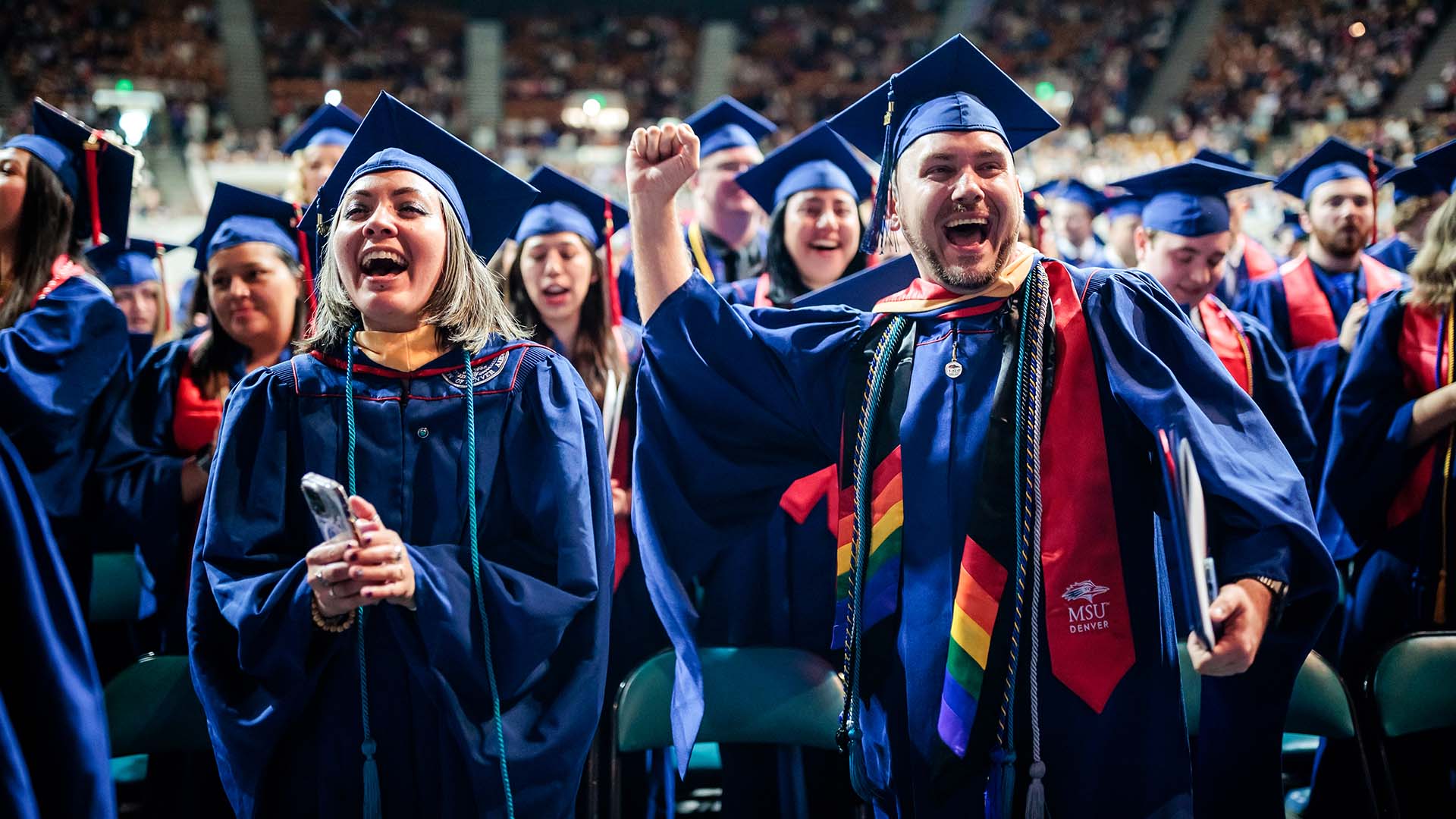 PHOTOS Spring 2024 Commencement MSU Denver RED