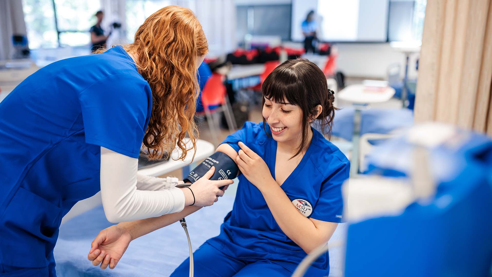 PHOTOS: Nursing students experience the new Sim Labs