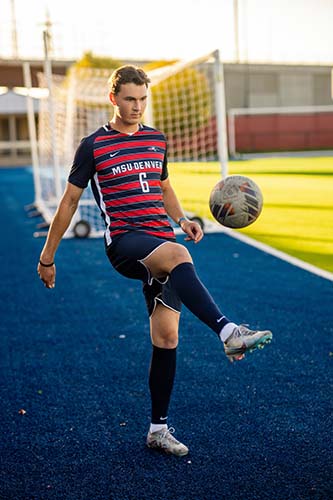 MSU Denver’s Fall 2024 Provost Award winner, Noah Hannula