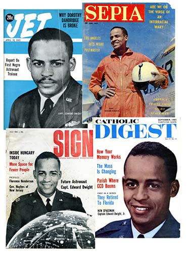 Ed Dwight on the cover of magazines