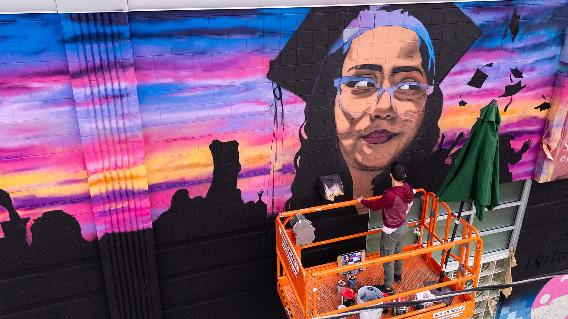 New mural transforms MSU Denver’s Kalamath Building