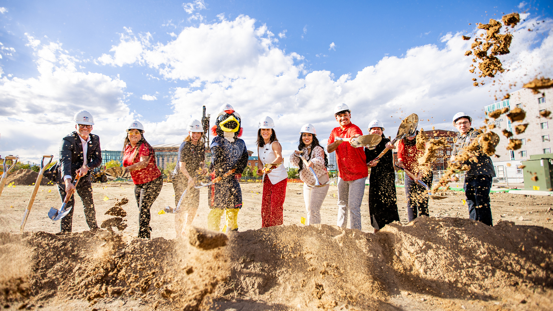 MSU Denver celebrates groundbreaking for its first residence hall