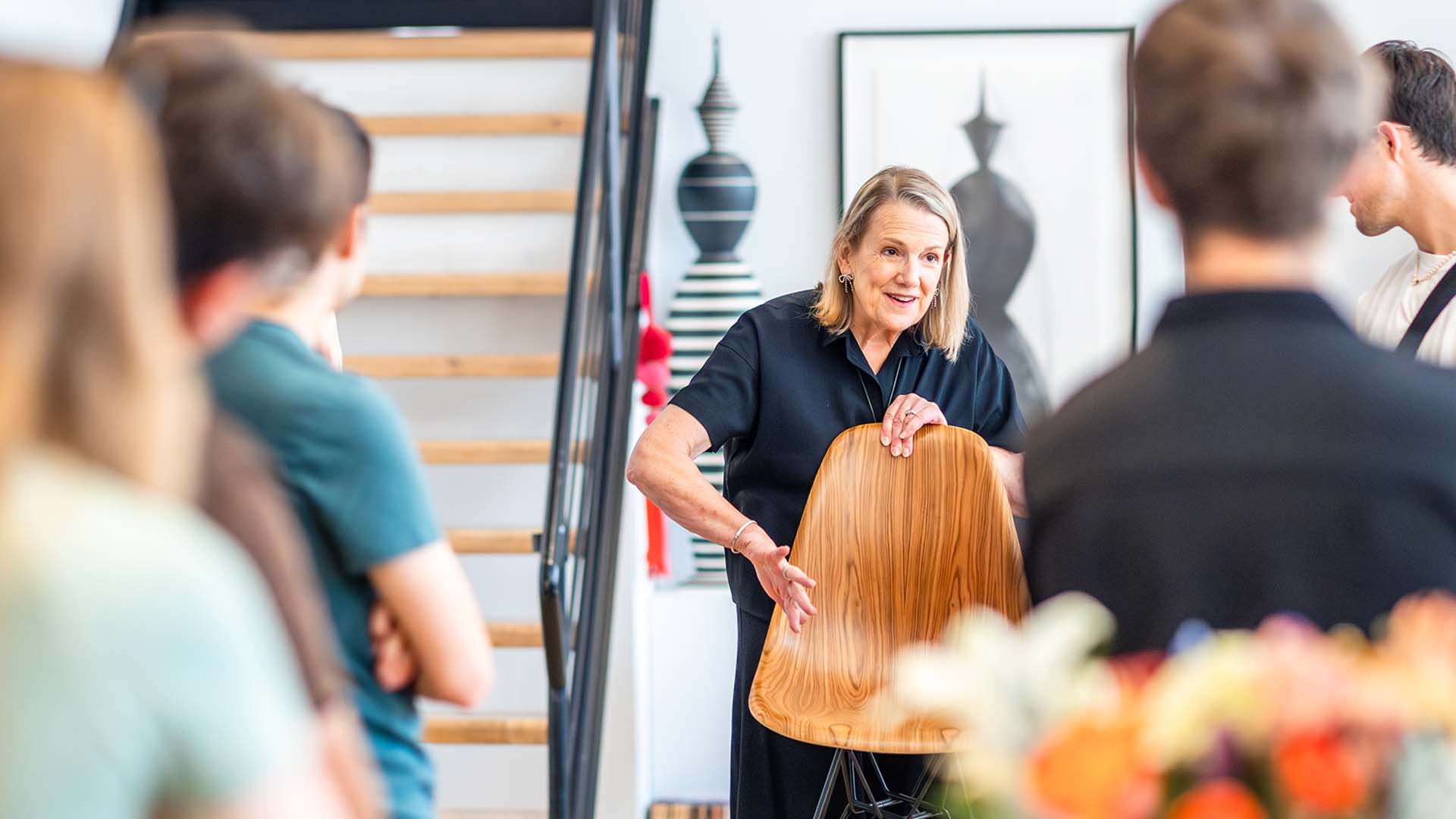 The family of trailblazing mid-century designers forge connection with today’s students