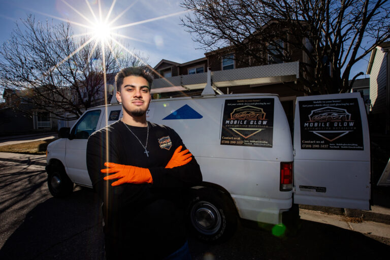 MSU Denver business management major Luis Toscano