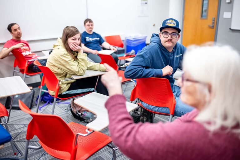 Students in classroom