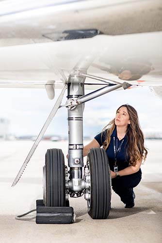 MSU Denver Aviation and Aerospace Management student